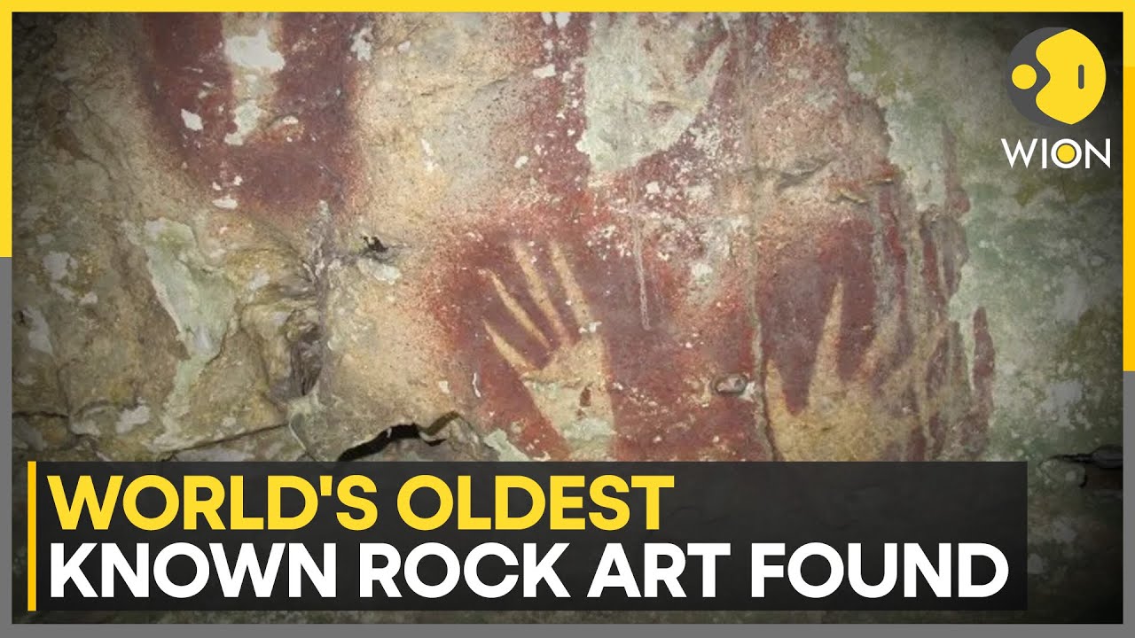 The Print May Be World's Oldest Known Rock Art | WION