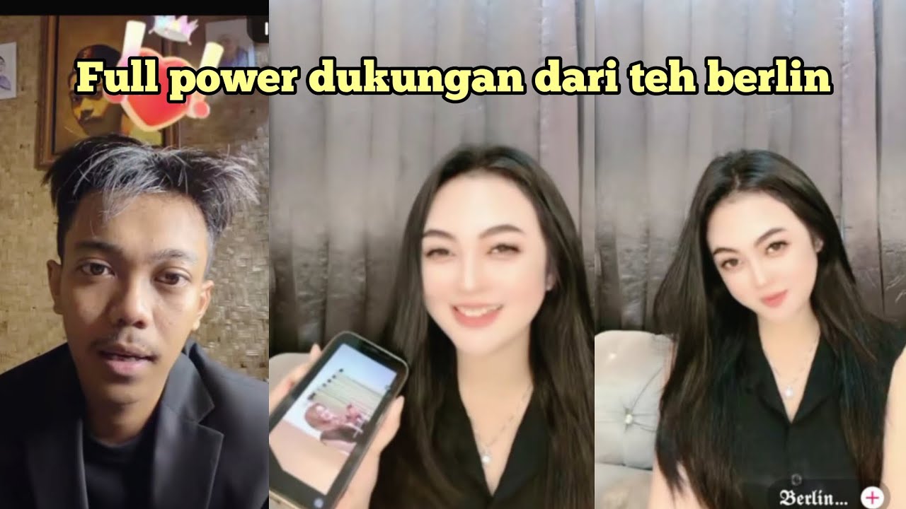 TEH BERLIN MENDUKUNG PENUH KEPADA ADEK ONLINE NYA YAITU OBOS 