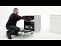 How to install your aeg 60 cm sliding door dishwasher