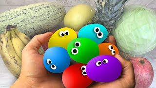 Яйца Сюрпризы Спрятались В Разных Фруктах С Игрушками Ми-Ми-Мишки. Сможем Ли Мы Их Найти?