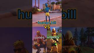 Human bill vs peely and jones