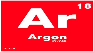 STUDY GUIDE: 18 Argon | Periodic Table of Elements
