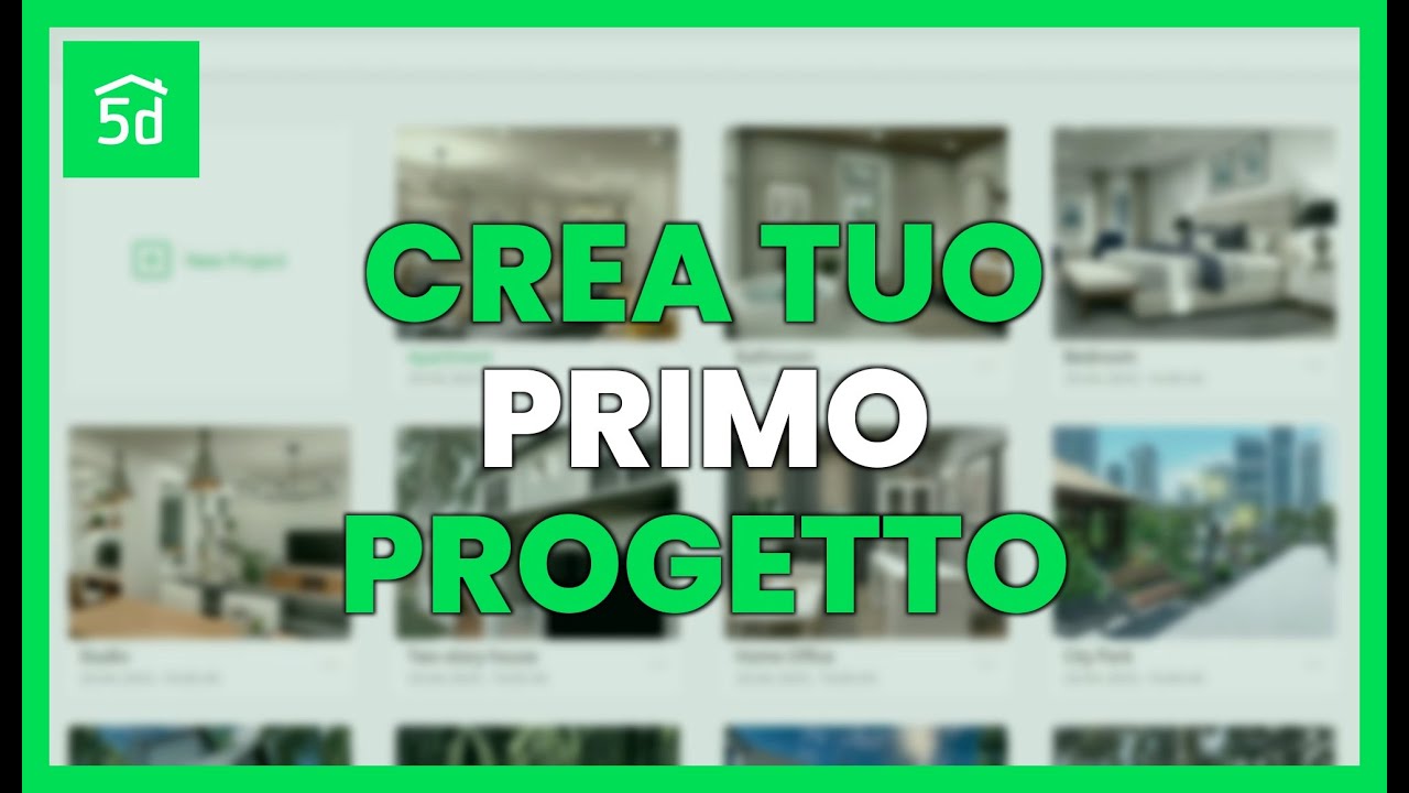CREA il tuo PRIMO PROGETTO in PLANNER 5D e PROGETTA come un ...