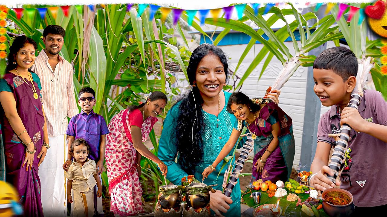 எங்க வீட்டு பொங்கல் Celebration VLOG| Vinoth Seetha