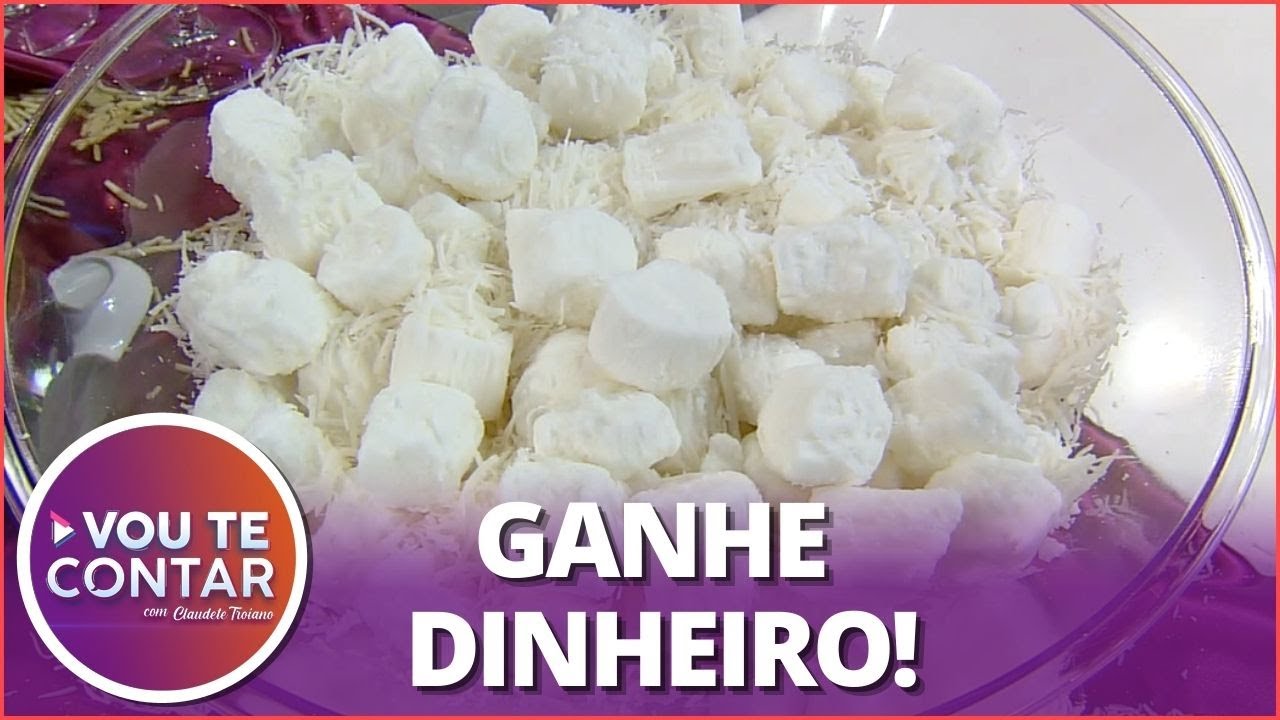 Receita de bala de coco com apenas três ingredientes!