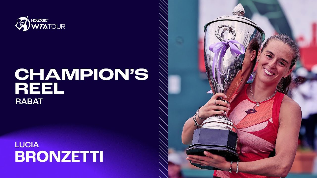 Rabat champion Lucia Bronzetti's TOP points from her first career WTA title run! 🏆