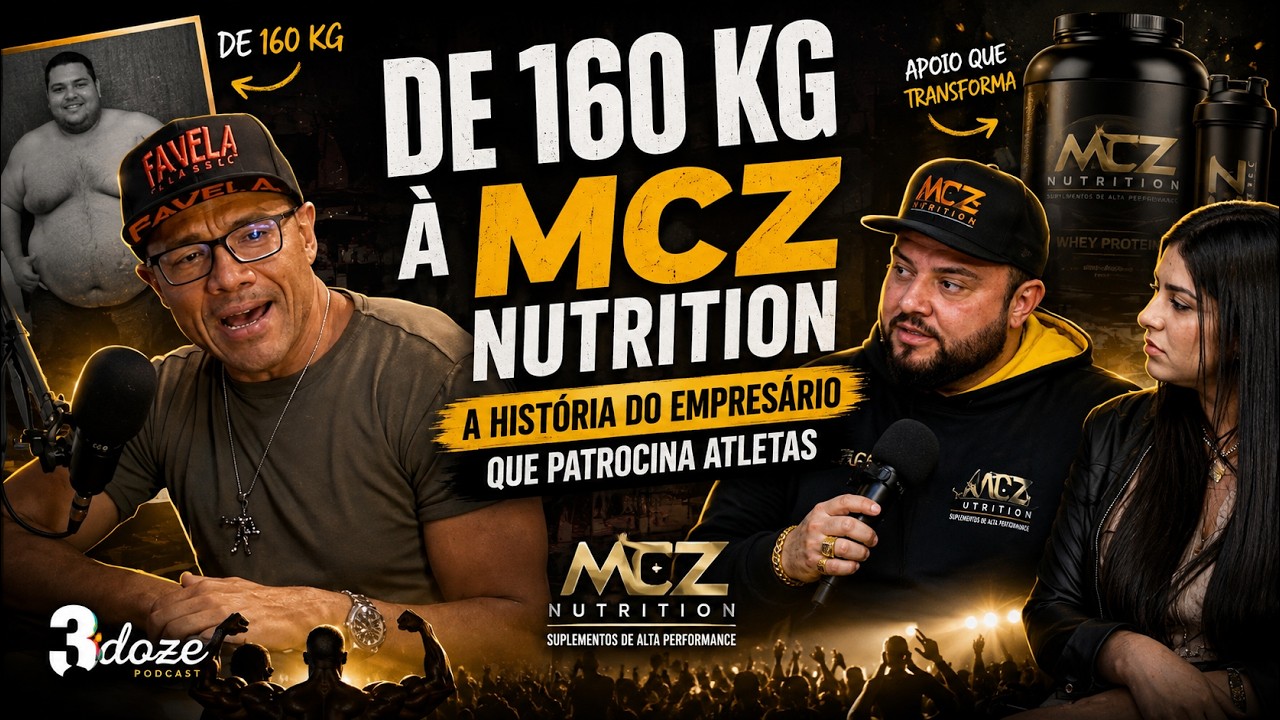 De 160 kg à MCZ Nutrition: a história do empresário que patrocina atletas