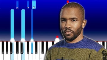 Frank Ocean - Pink + White (Piano Tutorial)