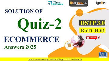 ecommerce quiz 2 digiskills 2025 | dstp 3.0 batch 01