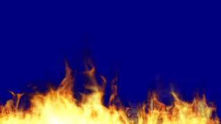 Fire Flame Blue Screen