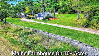 Maine Farms On 10 Acres | ME RealEstate | Mountain Ranges For Adventure | Multi-Gen 4 Season