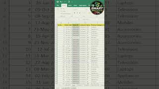 Row &amp; Column Insert Shortcut Key In Excel #shorts #ytshorts #excel