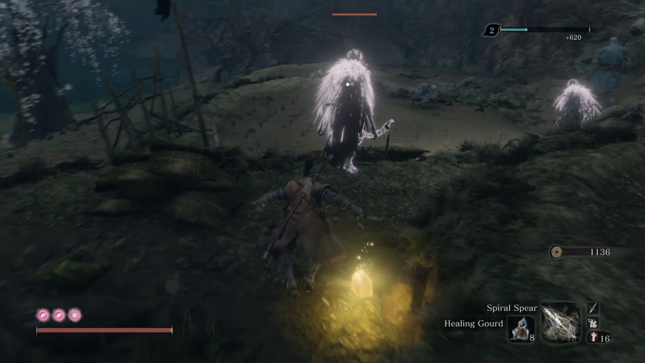 Sekiro Mibu Village Skill Point Farming Route - 3500 XP in 