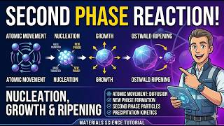 The Atomic Dance: How Second Phase Particles Form in Metals | Materials Science Explained