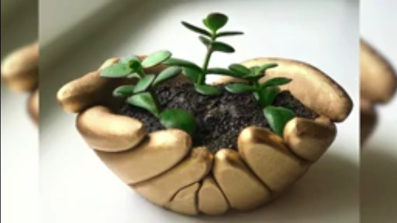 Cement Craft Ideas / Unique With gloves Made From sand And Cement - YouTube