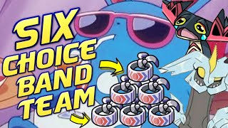 6 CHOICE BAND TEAM! 6v6 Smogon OU Singles Salty Pokemon Showdown Sword and Shield Competitive Battle