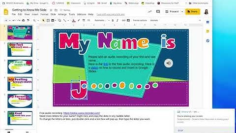 Share Google Slide and Upload to Canvas