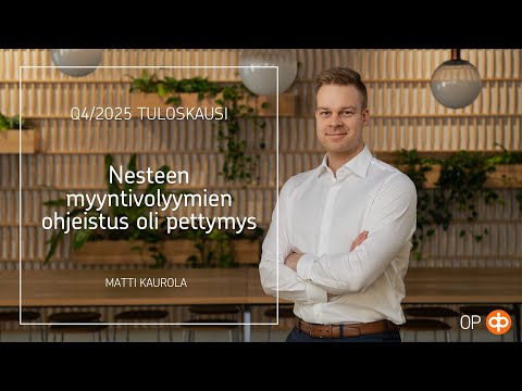 Q4/2025 Tuloskausi: Nesteen myyntivolyymien ohjeistus oli pettymys