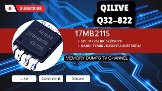 17MB211S Qilive Q32-822 memory dump repair.