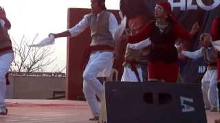 Nati, Himachali Folk Dance in Chitkara University, HP