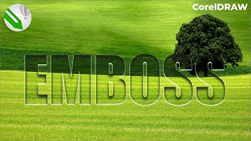 Create Emboss Effect in CorelDRAW with Easy Steps