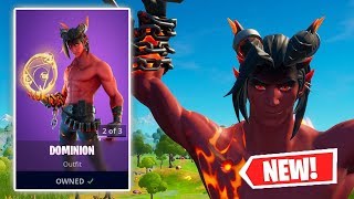 NEW DOMINION Skin Gameplay in Fortnite!