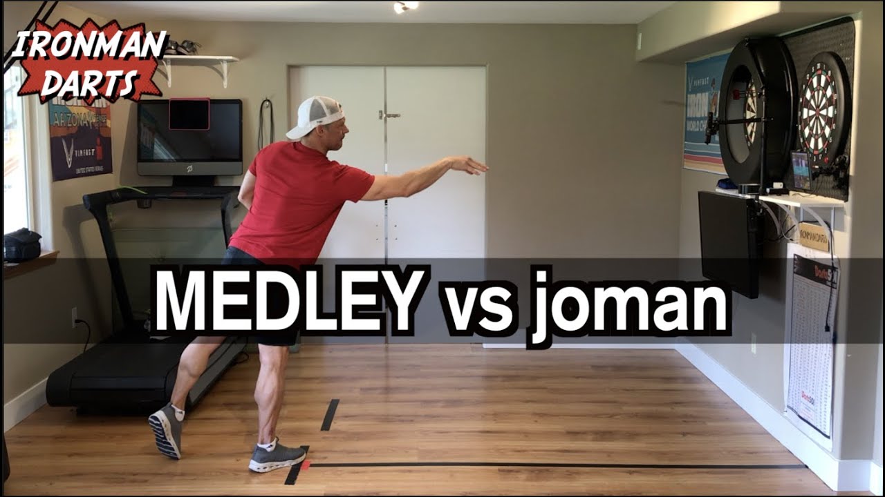 Medley vs joman on Ironman Darts YouTube