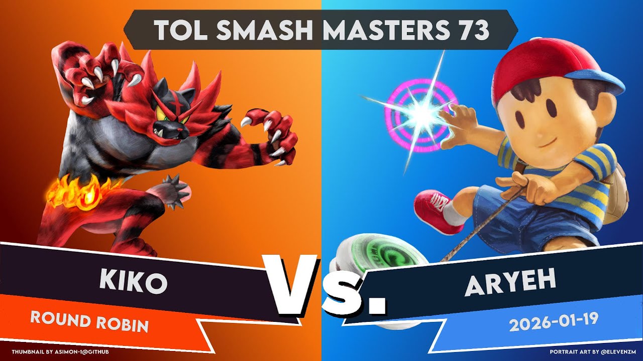 TOL Smash Masters #73 - Round Robin - Kiko vs Aryeh