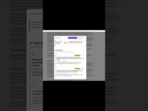 EchoTalent AI: ATS Score, Tailor Resume & coverletters & Job Tracker video preview 2