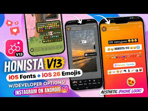Honista v13 New Update 🔥| Honista v13 iOS Fonts + iOS Emojis With Developer Option | iOS Instagram