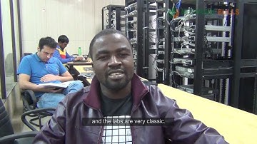 Neba Gaberial (Cameroon) done CCNA, CCNP R&S and CCIE R&S course from India