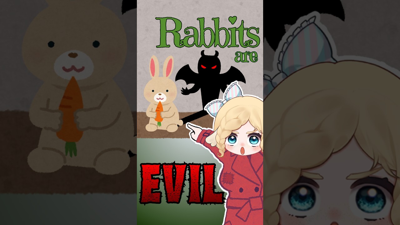 She HATES Rabbits!?!? #vtuber #rabbits #zatsudan #evil #animalstory