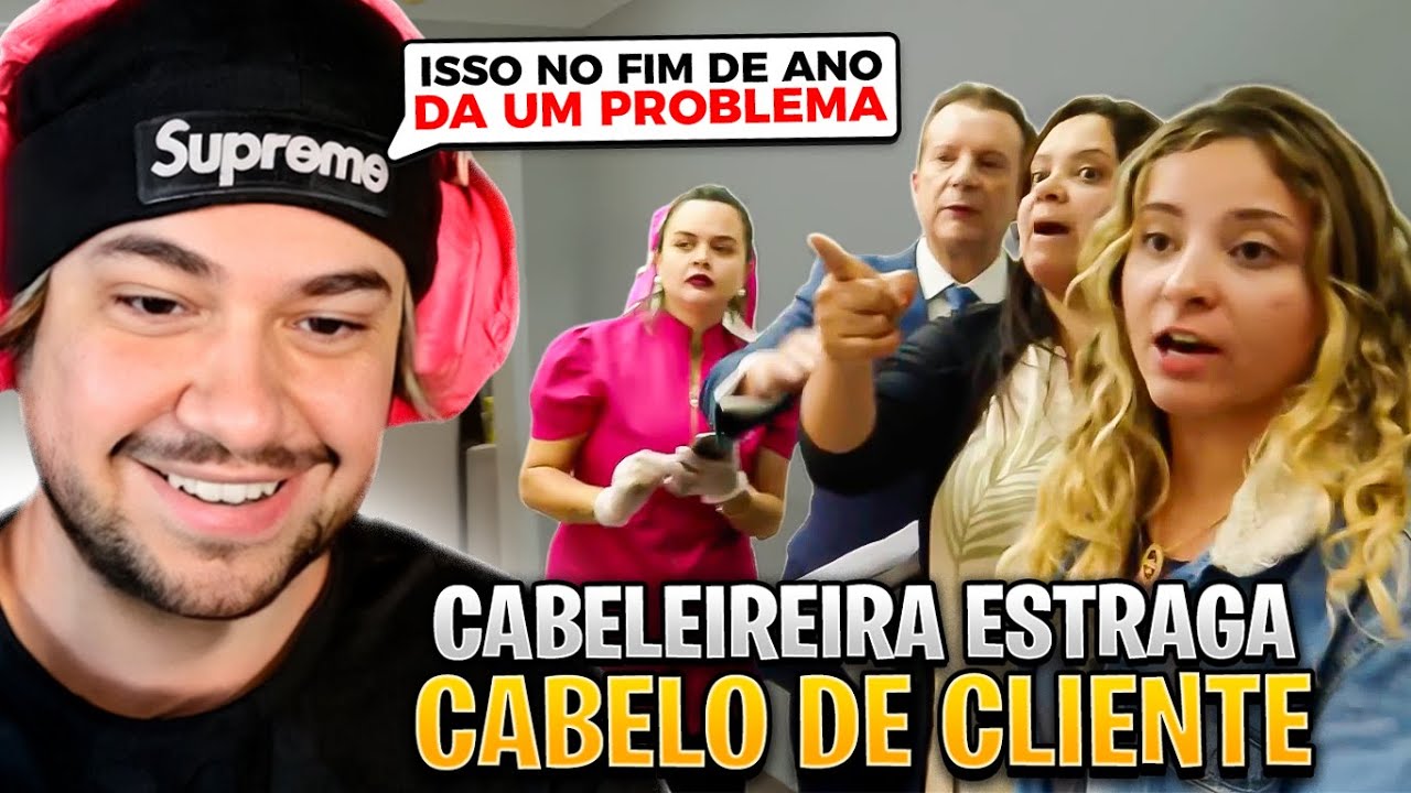 ELA TEVE O CABELO DESTRUIDO PELA CABELEIREIRA! - React Celso Russomanno