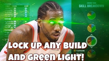 BEST LOCKDOWN BUILD IN NBA 2k20! 🤩🤩 KAWHI BUILD? GREEN FROM HALF COURT AND CLAMP UP ANY BUILD!!!