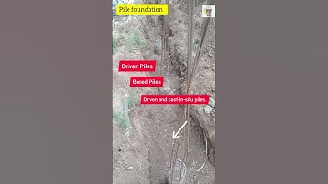 Types of pile foundation, what is pile foundation, geotechnical engineering #construction #civilwork