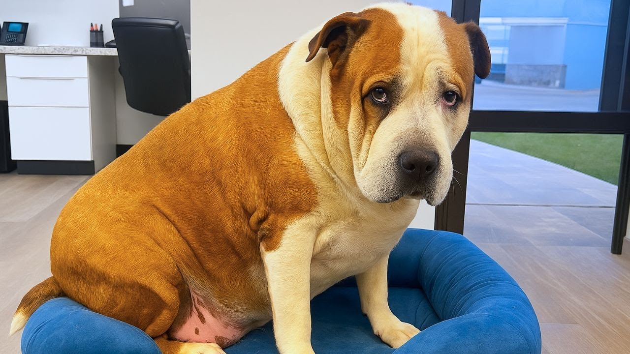 Собака с избыточным весом получает второй шанс на жизнь