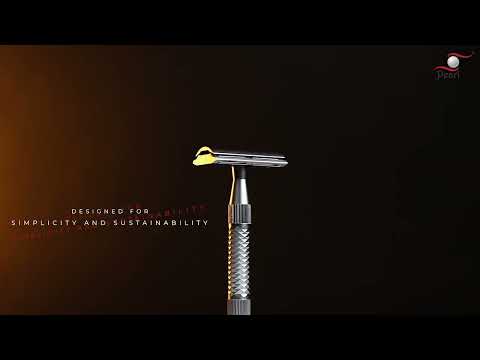 Ξυριστική Μηχανή Κλειστού Τύπου Pearl Shaving Blaze Brass Metal video Ξυριστική Μηχανή Κλειστού Τύπου Pearl Shaving Blaze Brass Metal video