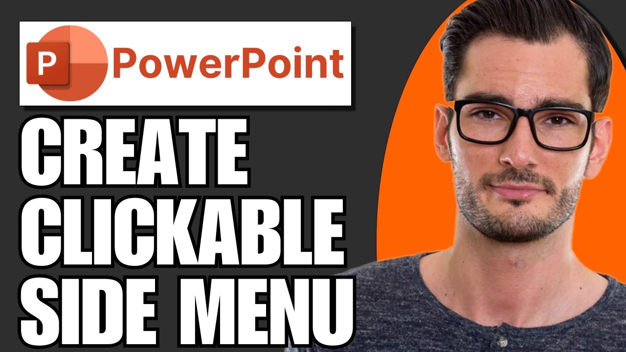 How To Create Clickable Side Panel Menu In Microsoft Powerpoint - YouTube