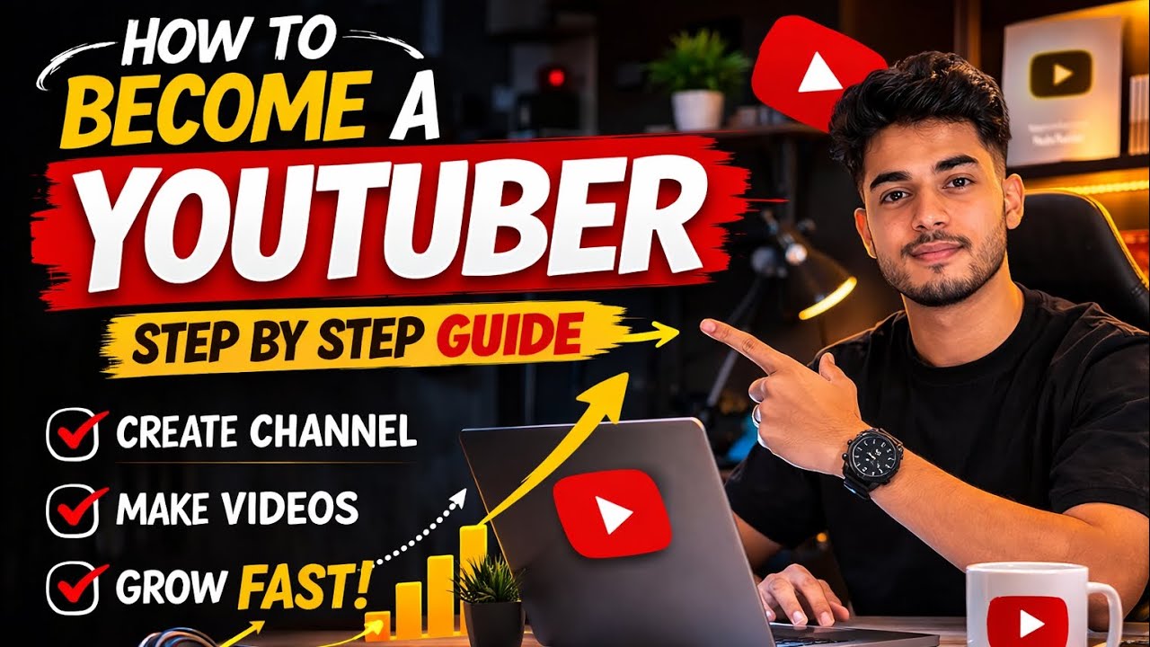 How to Become a YouTuber in 2026 || Beginners Guide || GROW FAST - YouTube