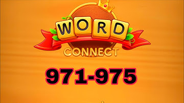 WORD CONNECT level 971 972 973 974 975