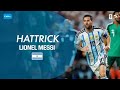 Goat does it again record break 🤯. Messi Hattrick today
