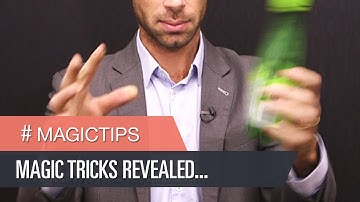 Magic Tricks Revealed : How to put a coin in a bottle