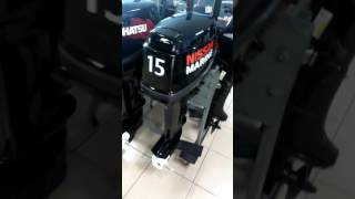 видео Лодочный мотор Ниссан Марин 15 л.с. технические характеристики, отзывы, цена, фото