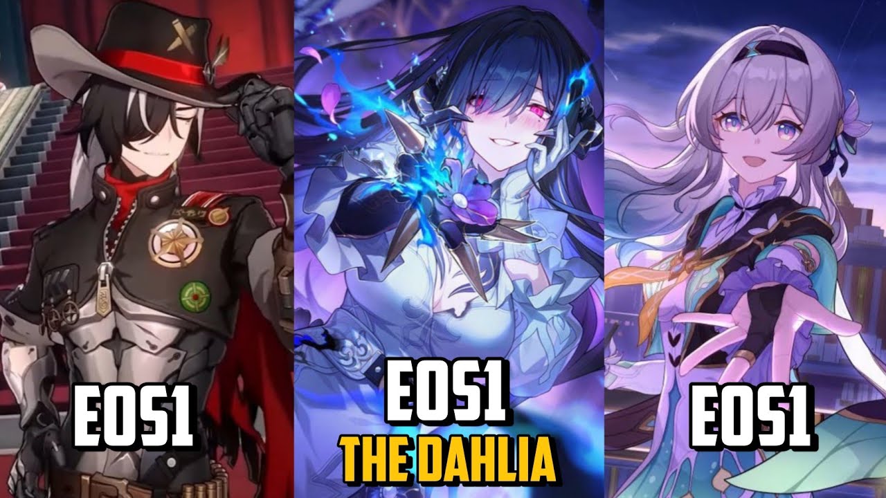 E0S1 Dahlia x E0S1 Firefly & E0S1 Dahlia x E0S1 Boothill Gameplay Showcase - Honkai Star Rail 3.8