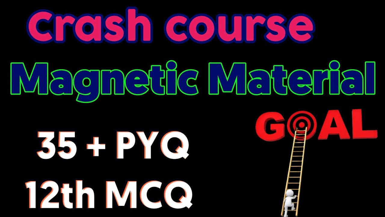 Magnetic material mht cet | magnetic material class 12 mht cet | magnetic materials mht cet pyq