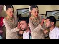 Zaid Darbar Getting Ready By Begum Gauhar Khan For Wedding Recepition | Inside Video