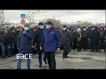 Акима области Ногаева освистали в Жанаозене. 3.01.2022 / БАСЕ