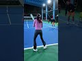 Tennis forehand practice, multi-ball drilling.An intense multi-ball training day