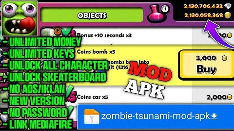 🧟‍♂️ Zombie Tsunami Mod Apk – Unlimited Money | All Birds Unlock