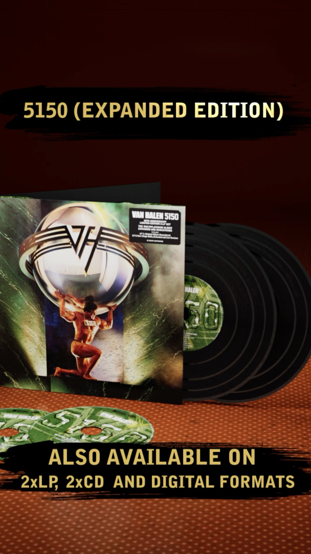 🎸 #VANHALEN 🎸＼『5150（エクスパンデッド・エディション）』日本盤